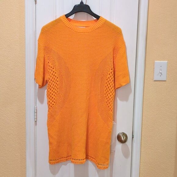 H&M crochet mini cotton dress Size L - Picture 5 of 12
